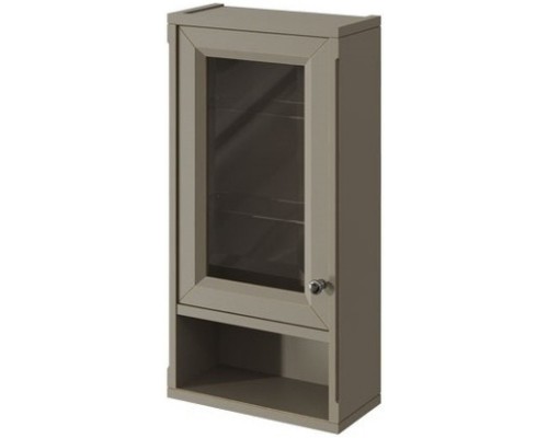 Шкаф одностворчатый серый матовый L Caprigo Jardin 10492L-B021