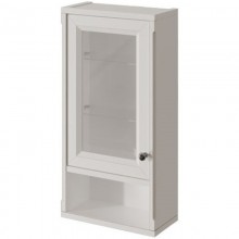 Шкаф одностворчатый белый матовый L Caprigo Jardin 10492L-B031G