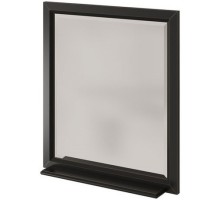 Зеркало 72,5x81,4 см черный матовый Caprigo Jardin 10431-B032