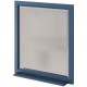 Зеркало 72,5x81,4 см синий матовый Caprigo Jardin 10431-B036