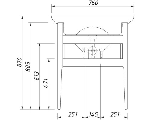 Тумба графит матовый 64,6 см Caprigo Jersey 34311-TP810