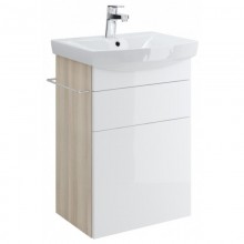 Тумба белый/ясень 46 см Cersanit Smart SU-SMA-CA50/Wh