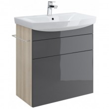Тумба серый/ясень 64,5 см Cersanit Smart SU-SMA-CA70/Gr