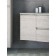 Шкаф одностворчатый 34x55 Rovere Sbiancato L Cezares Vague 54849