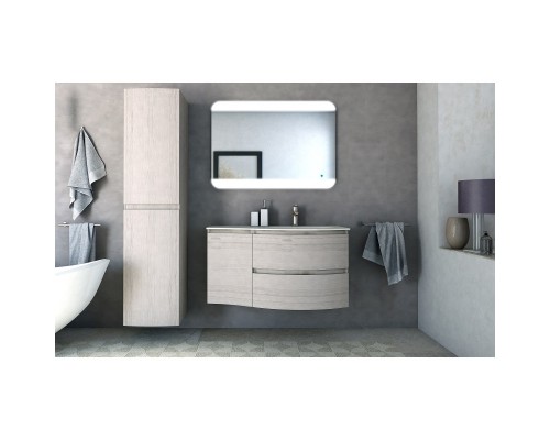 Шкаф одностворчатый 34x55 Rovere Sbiancato L Cezares Vague 54849