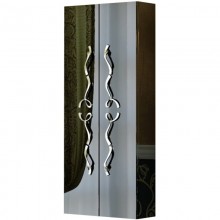 Пенал подвесной черный глянец Clarberg Due Amanti DUE0505BLK