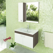 Тумба с раковиной дуб солсбери/белый глянец 70 см Comforty Рио 00003128997