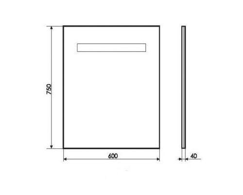 Зеркало 60x75 см Comfort Виола 00004140517