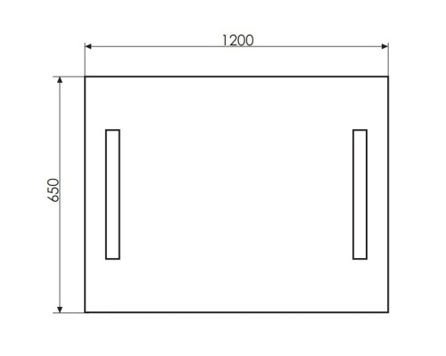 Зеркало 120x65 см Comforty Жасмин 00004140518