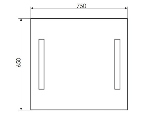 Зеркало 75x65 см Comforty Жасмин 00004140519