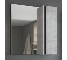 Зеркало 73x80 см бетон светлый/черный Comforty Эдинбург 00004149063