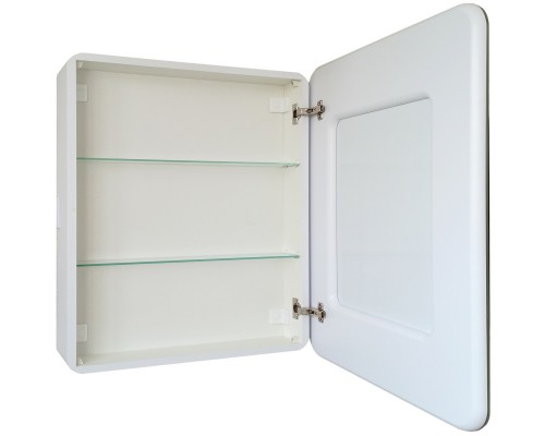 Зеркальный шкаф 55x80 см белый R Conti Elliott MBK016