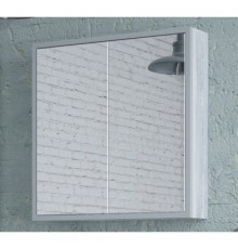 Зеркальный шкаф 60x70 см арт/серый Corozo Айрон SD-00000277