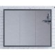 Зеркальный шкаф 90x70 см белый глянец/черный Corozo Айрон SD-00000409
