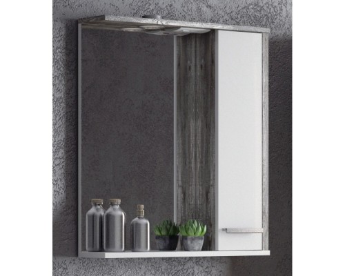 Зеркальный шкаф 65x74 см антик Corozo Лорена SD-00000294