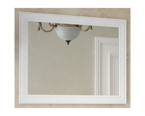 Зеркало 105x80 см белый глянец Corozo Классика SD-00000268