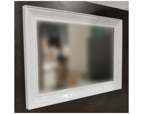 Зеркало 105x80 см белый глянец Corozo Классика SD-00000268