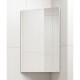 Зеркальный шкаф угловой 37x70 см белый глянец Corozo Триана SD-00000300
