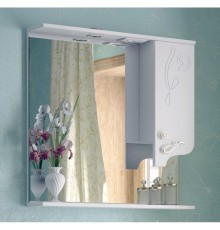 Зеркальный шкаф 85x81,6 см белый глянец Corozo Венеция SD-00000283