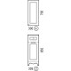 Тумба белый глянец 30,5 см с бельевой корзиной Corozo Классика SD-00000336