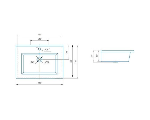 Тумба с раковиной белый глянец/лайн 66 см Corozo Верона SETSD-00000310/SD-00000391