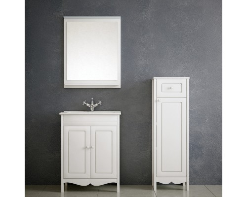 Зеркало 65x81,6 см белый глянец Corozo Блюз SD-00000002