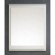 Зеркало 75x81,6 см белый глянец Corozo Блюз SD-00000029