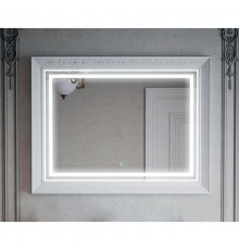 Зеркало 105x80 см белый глянец Corozo Классика SD-00000862