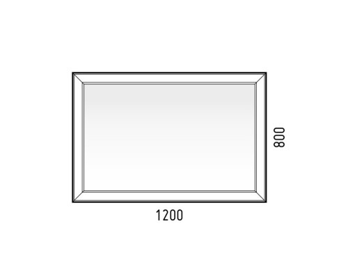 Зеркало 120x80 см Corozo Барго SD-00000860