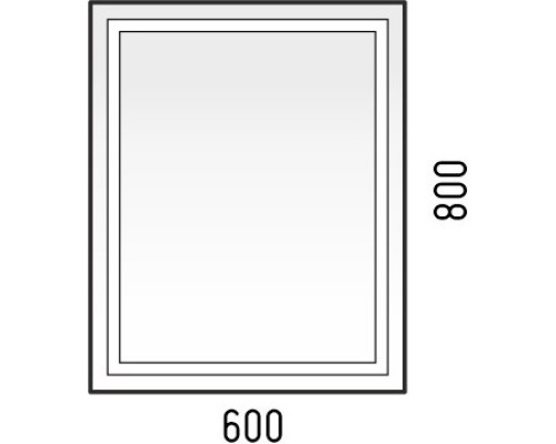Зеркало 60x80 см Corozo Барго SD-00001116