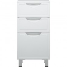 Комод белый глянец/белый матовый 40,5 см Corozo Монро SD-00000780