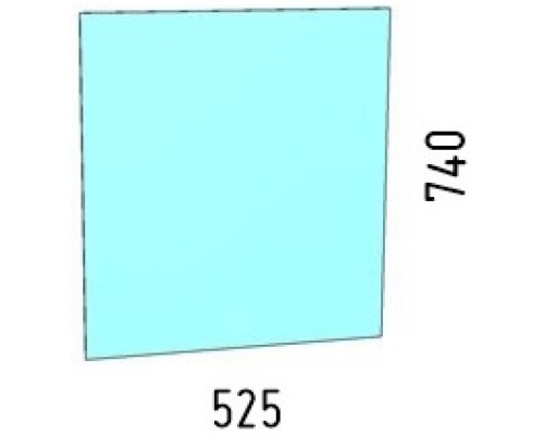 Зеркало 52,5x74 см Corozo Альпина SD-00001189