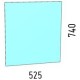 Зеркало 52,5x74 см Corozo Альпина SD-00001189