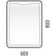 Зеркало 60x80 см Corozo Орли SD-00001115