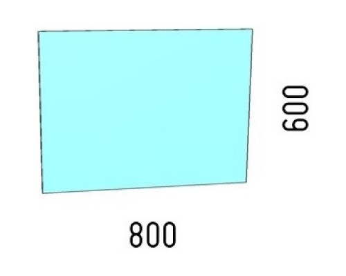 Зеркало 80x60 см Corozo Фоссо SD-00001188