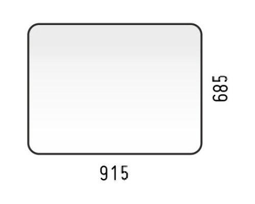 Зеркало 91,5x68,5 см Corozo Альбано SD-00000918