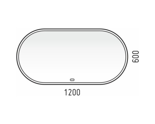 Зеркало 120x60 см Corozo Европа SD-00000842