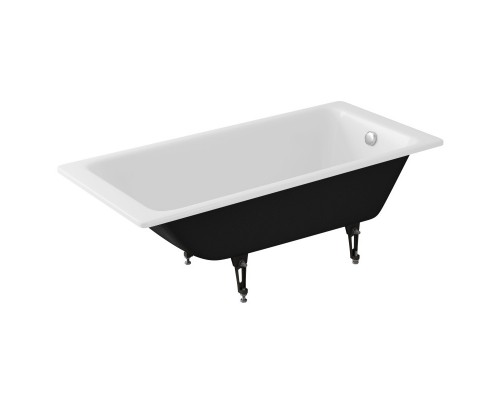 Чугунная ванна 160x70 см Delice Parallel DLR220504R-AS