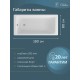 Чугунная ванна 180x80 см Delice Parallel DLR220506-AS