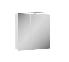 Зеркальный шкаф 70x70,3 см белый матовый Diborg Lande 77.2104