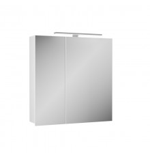 Зеркальный шкаф 70x70,3 см белый матовый Diborg Lande 77.2104