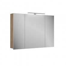 Зеркальный шкаф 100x70,3 см дуб Diborg Lande 77.3107