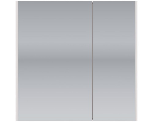 Зеркальный шкаф 70x70 см белый глянец L Dreja Prime 99.9305