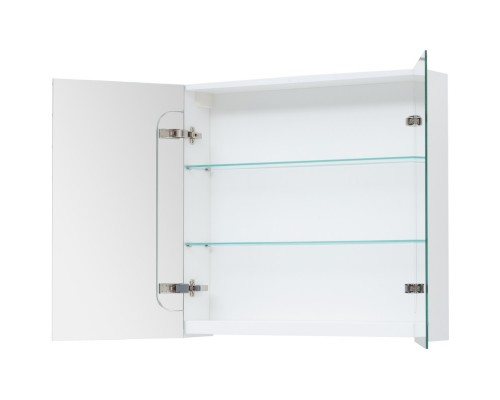Зеркальный шкаф 80x74 см белый глянец Dreja Premium 77.9001W