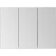 Зеркальный шкаф 100x74 см белый глянец Dreja Premium 77.9003W
