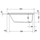 Акриловая ванна 150x75 см Duravit Starck 700332000000000