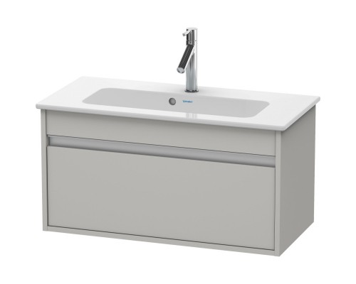 Тумба бетонно-серый матовый 80 см Duravit Ketho KT642300707