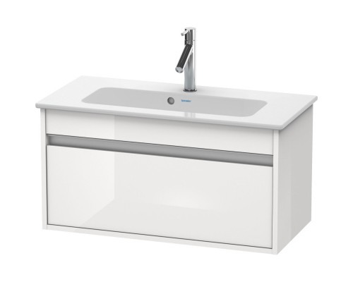 Тумба белый глянец 80 см Duravit Ketho KT642302222