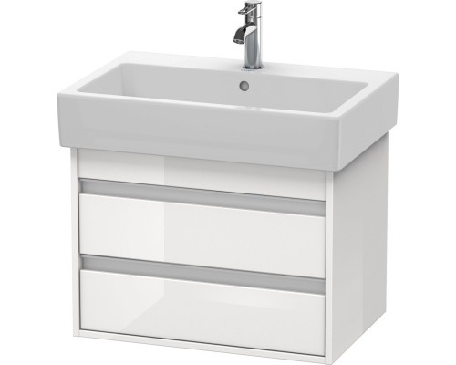 Тумба белый глянец 65 см Duravit Ketho KT662402222