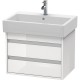 Тумба белый глянец 65 см Duravit Ketho KT662402222